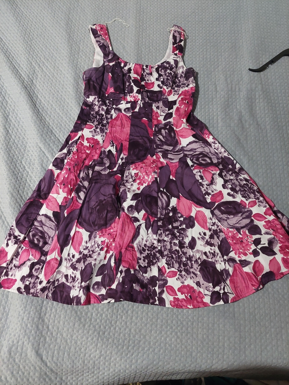 London Times Women's Floral Sundress in Purple and Pink